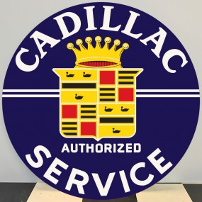 Plaque publicitaire CADILLAC SERVICE