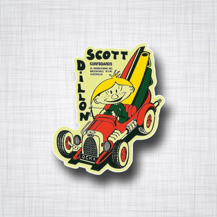 Sticker Scott Dillon Surfboards