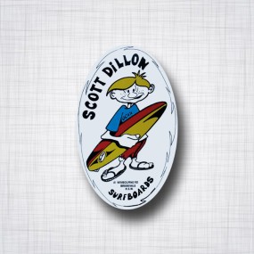 Scott Dillon Surfboards oval.