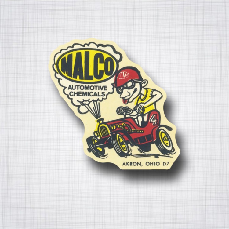 Sticker MALCO Automotive Chemicals.